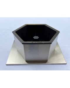 QAÏTO Q17 Hex Brûleur à pellets hexagonal pour INSERTS ET POELES A BOIS ovoïdes - Surface chauffée  ~ 25 - 35 m²